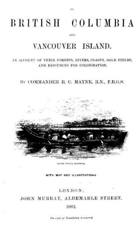 Four years in British Columbia and Vancouver Island