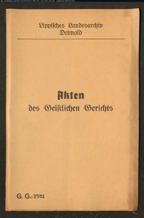 Witwe Brüggemann Nr. 17 in Wöbbel, Anerbre war Gabriel Brüggemann (Brüg), gegen den Pastor Plöger in Wöbbel, wegen einer Grenzstreitigkeit