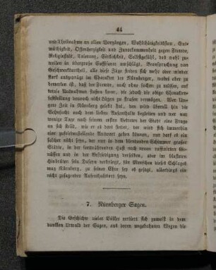 7. Nürnberger Sagen.