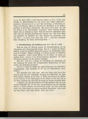 3. Demobilmachung und Auflösung