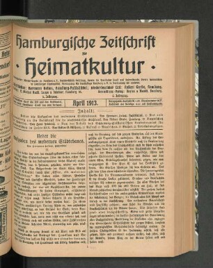5. Jahrgang, April 1913.