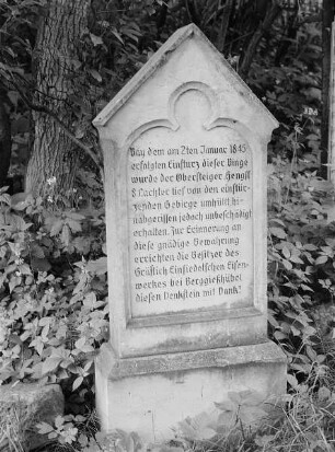 Gedenkstein 'Hengst' Berggießhübel