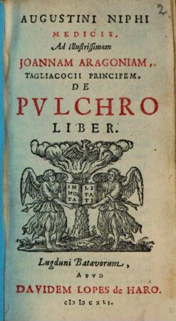 De Pulchro liber