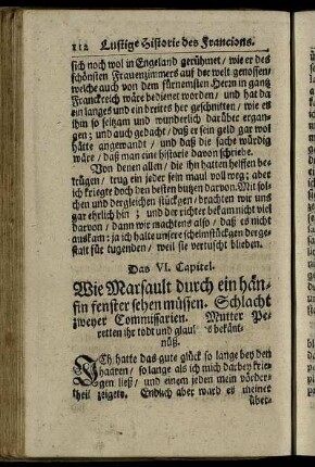 Das VI. Capitel. - Das XI. Capitel.