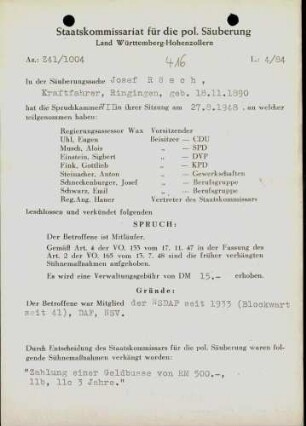 Rösch, Josef