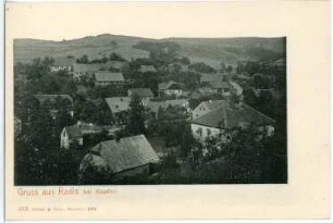 Radis bei Kaaden. Blick über Radis