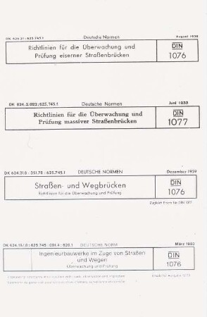 Vortrag, DIN 1076