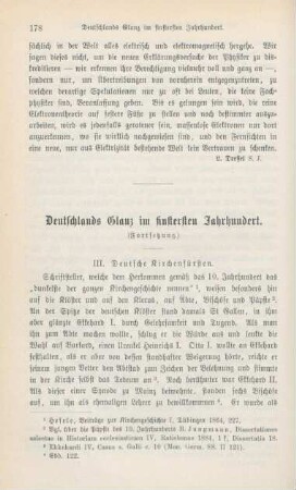 178-190 Deutschlands Glanz im finstersten Jahrhundert : Fortsetzung