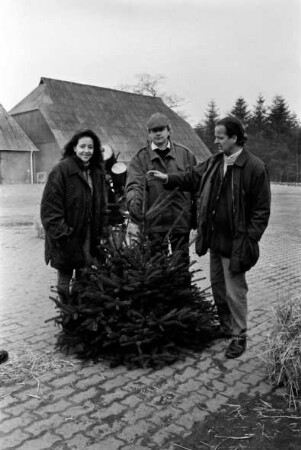 Gut Basthorst: Freiherr Enno von Ruffin und Ehefrau Vicky Leandros verkaufen Weihnachtsbäume