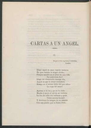 Cartas á un ángel.