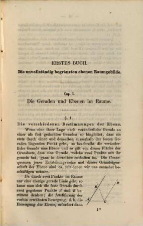 Grundzüge einer wissenschaftlichen Darstellung der Geometrie des Masses : ein Lehrbuch, Zweiter Theil. Geometrie des Raumes