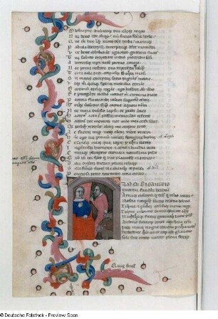 Blatt 127v: Textseite mit Illustration