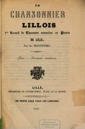 Le Chansonnier Lillois, 2
