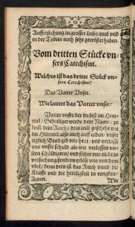 Vom dritten Stücke unsers Catechismi.
