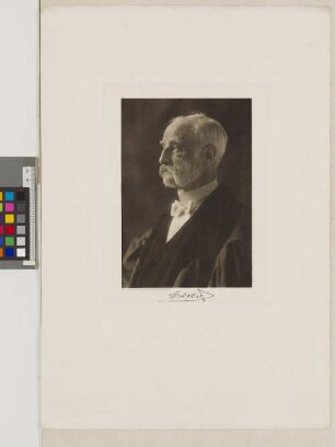 Dr. F. Sieveking, Präsident des Hanseatischen Oberlandesgerichts