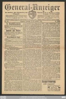 General-Anzeiger für Kemberg, Bad Schmiedeberg und Umgegend, Nr. 101 Kemberg, Dienstag, den 21. Oktober 1924.