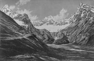 Cerro Altar : Zeichnung der Westseite des Cerro Altar