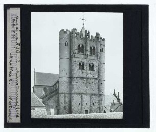 Münstermaifeld, Stiftskirche St. Martin und St. Severus : Außenansicht von NW, Westwerk