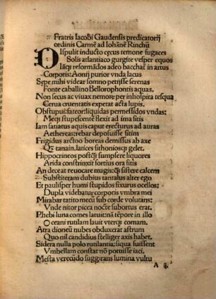 Erariu[m] aureum poetaru[m] omnibus latine lingue : cuiscu[m]q[ue] etia[m] facultatis fuerint. professoribus accom[m]odu[m]. immo et o[mn]i[u]m poetaru[m] sine ipsis co[m]me[n]tarijs elucidatiuu[m]