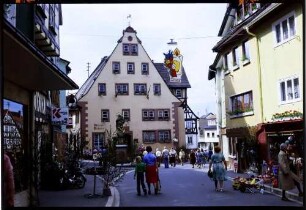 Walldürn: Hauptstraße mit Rathaus