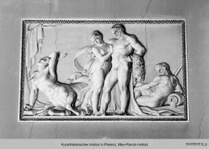 Decken- und Wanddekoration : Wanddekoration : Herkules errettet Dejanira