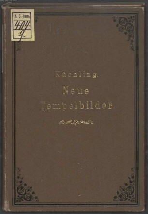 Neue Tempelbilder : maurerische Vorträge