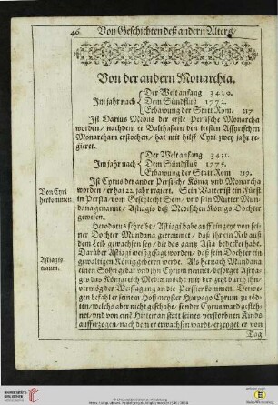 Von der andern Monarchia