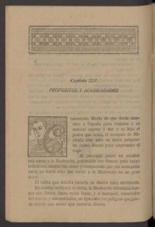 Capítulo XLV - Propósitos y adversidades