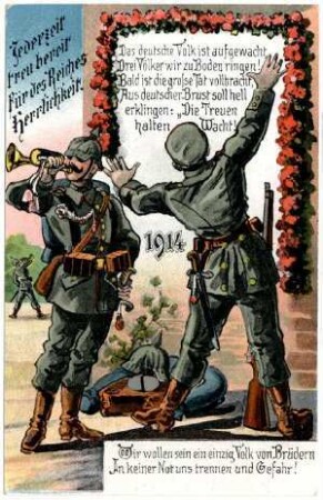 Nr. 996: Jederzeit treu bereit ..., farbig