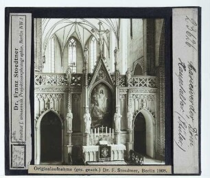 Marienwerder, Dom : Lettner und Altar (Stüler)