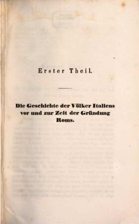 Studien über altitalisches und römisches Staats- und Rechtsleben als Vorschule der römischen Staats- und Rechtsgeschichte