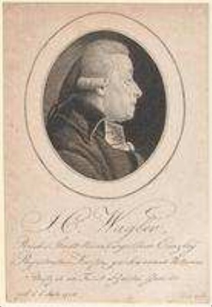 J(ohann) C(aspar) Wagler, Kanzleiregistrator, Kaiserlicher Notar und Beisitzer am Forst- und Zeidelgericht; geb. 6. Juli 1728