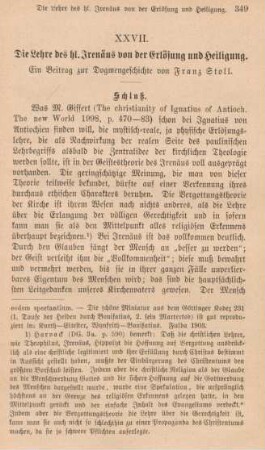 349-353 Die Lehre des heiligen Irenäus von der Erlösung und Heiligung : Schluß