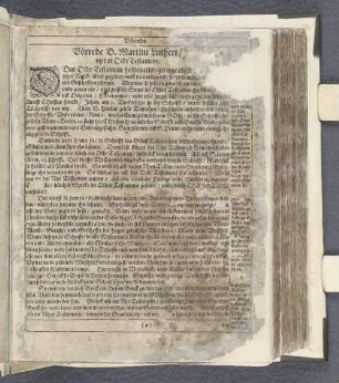 Vörrede D. Martini Lutheri/ vp dat Olde Testament.