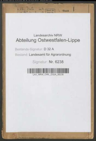 Fürstenberg, Krs. Büren. Holzablösung