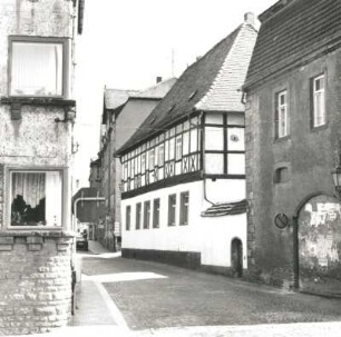Colditz, Schulstraße 4. Gasthaus (1776). Straßenansicht