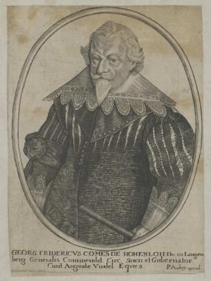 Bildnis des Georg Fridericvs Comes de Hohenloh