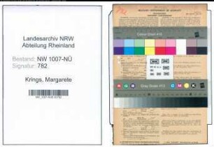 Entnazifizierung Margarete Krings , geb. 11.07.1920 ()