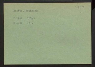 Droste, Heinrich