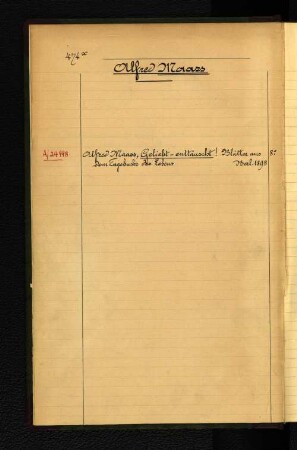 Alfred Maass.