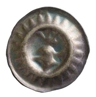 Münze, Hohlpfennig, 1440/1470