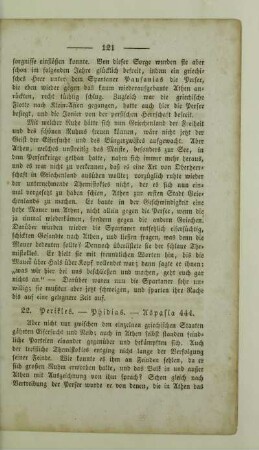 22. Perikles. - Phidias. - Aspasia 444