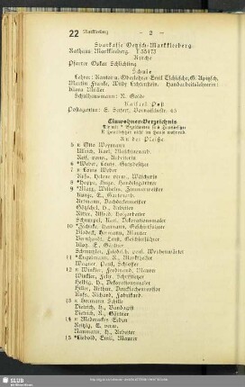 Häuserbuch : Einwohner-Verzeichnis