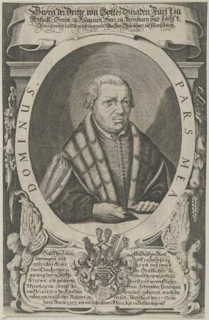 Bildnis des Georg III. zu Anhalt