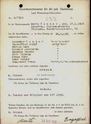 Schanz, Maria