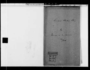 Rechnungs- und Schuldenwesen des Landgrafen Christian Ludwig
