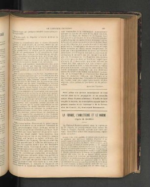 La France, L'Angleterre Et Le Maroc.