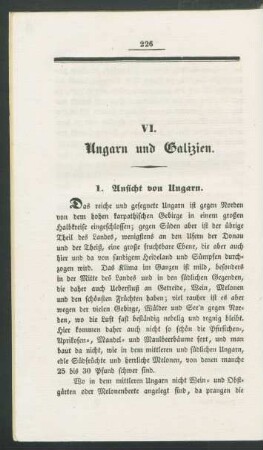 VI. Ungarn und Galizien.