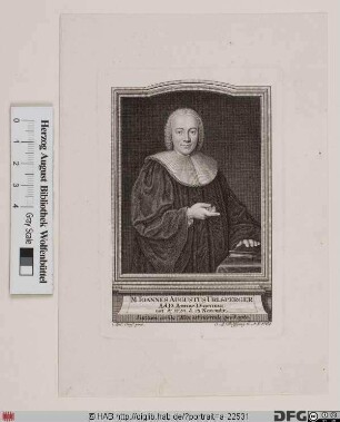 Bildnis Johann August Urlsperger