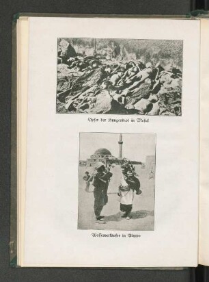 Opfer der Hungersnot in Mosul und Wasserverkäufer in Aleppo
